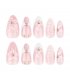 NA027 - Floral Manicure Glam Nails NA027 - Floral Manicure Glam Nails
